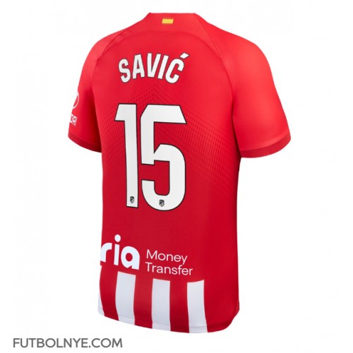 Camiseta Atletico Madrid Stefan Savic #15 Primera Equipación 2023-24 manga corta